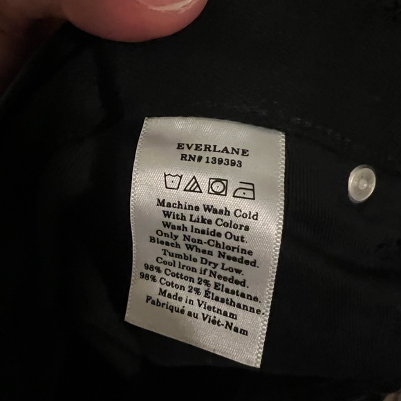 Everlane black jeans, 26R - Picture 5 of 5